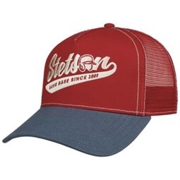 Stetson - Trucker Cap Baseball Match - Navy/Wine